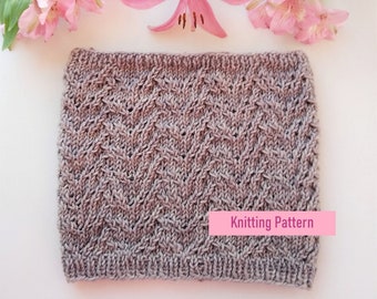 Cliff Climber Cowl KNITTING PATTERN / Cowl Knitting Pattern / Knit Cowl / Knit Cowl Pattern