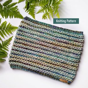 Mini Braids Cowl KNITTING PATTERN / Unique Knit Pattern / Unique Knit Cowl / Knit Pattern / Warm Cowl / Cowl / Knit Cowl