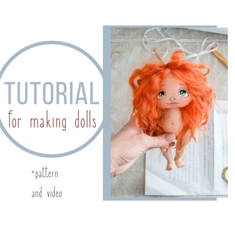 Rag doll pattern Doll making tutorial Rag doll pdf Rag doll Etsy