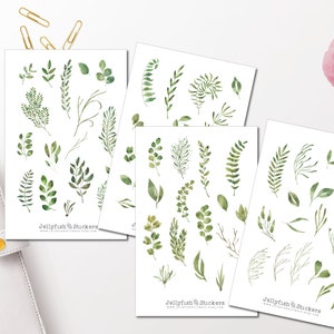 Botanic Sticker Set - Aufkleber Blumen Journal Sticker Florale Sticker sticker Sticker Sheet Zubehör