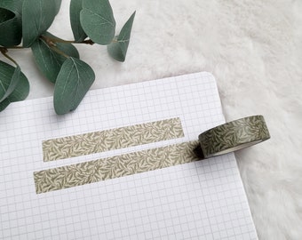 Washi tape plants - flower, tendril, natural, green, garden