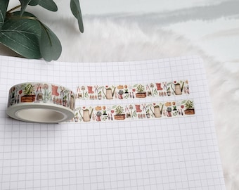 Washi Tape Gartenarbeit - Garten, Pflanzen, Natur, Zuhause, Hobby, Elemente, Frühling, Blumen