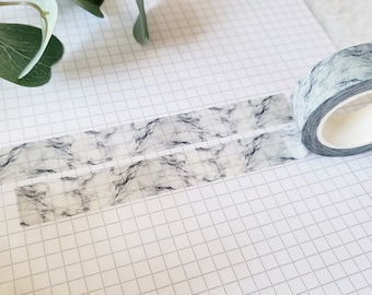 Washi Tape Marmor - Grau, Muster, Antik, Stein