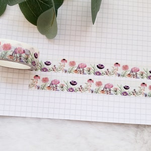 Washi Tape Blumenwiese Blumen, Natur, Pflanzen, Wildblumen, Garten, Frühling, bunt Bild 6