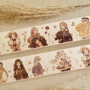 Ruban Washi Design Filles - Mode, Femmes, Plantes, Fleurs, Nature, Papillons, Scrapbooking, Loisirs Créatifs, Ruban Adhésif, Matière