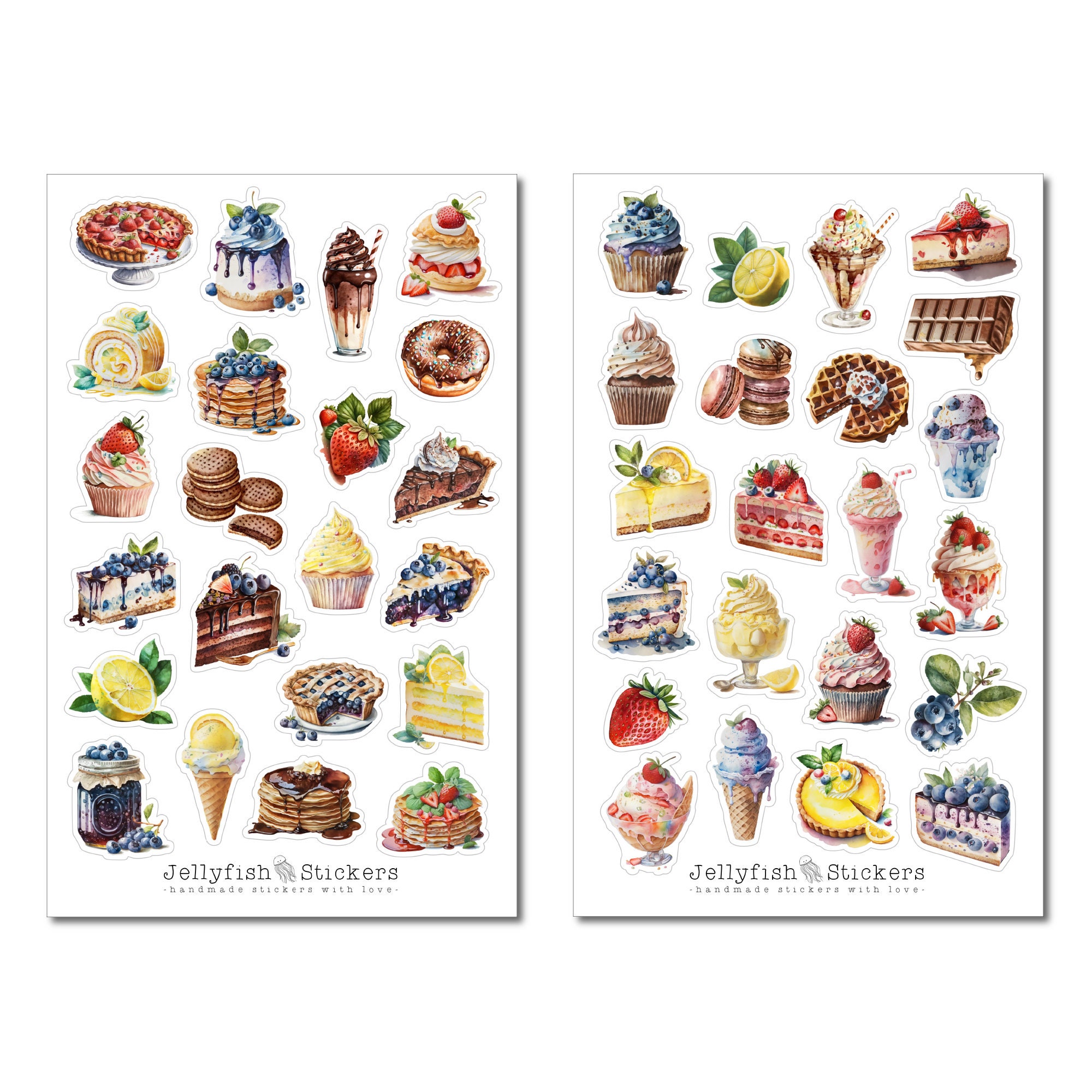 Set Di 18 Fogli Adesivi Trasferibili Per Dolci - 9,9 X 9,1 Cm, Con Raschietto, Per Decorazioni