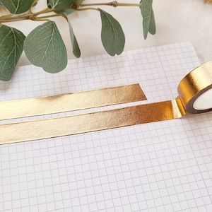 Washi Tape Kupfer - Folie, Bronze, einfarbig
