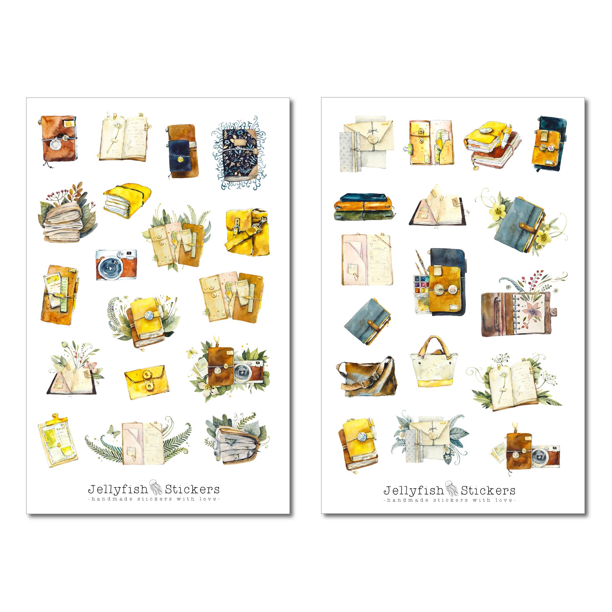 Notebook Sticker Set - Stickers, Journal Stickers, Planner Stickers ...