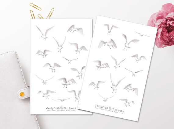 Maritim Watercolor Sticker Set – Aufkleber Meer, Anker, Muscheln, Perfekt Für Journaling & Urlaubs-Erinnerungen