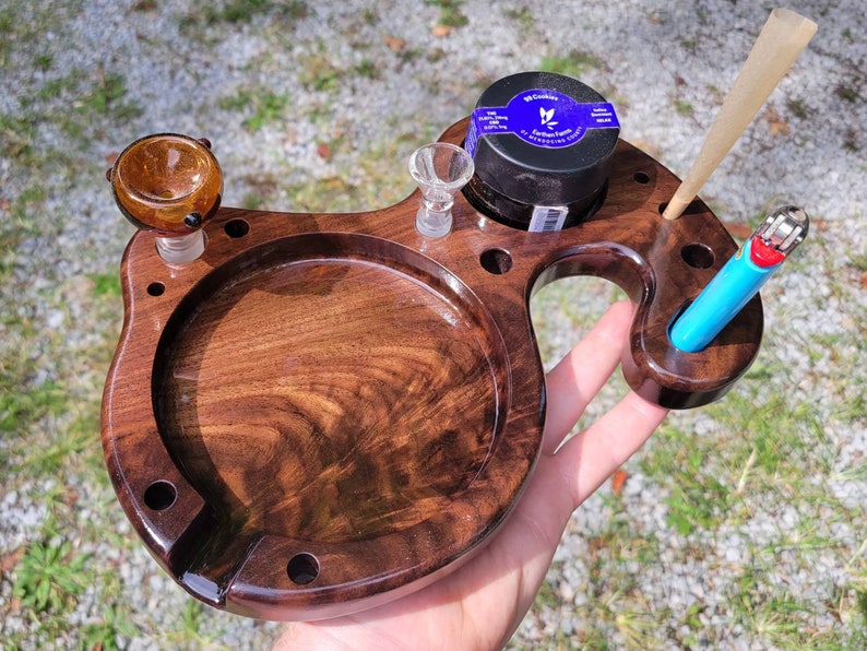 Wooden Rolling Tray Funky Rolling Tray Small Rolling Tray Etsy