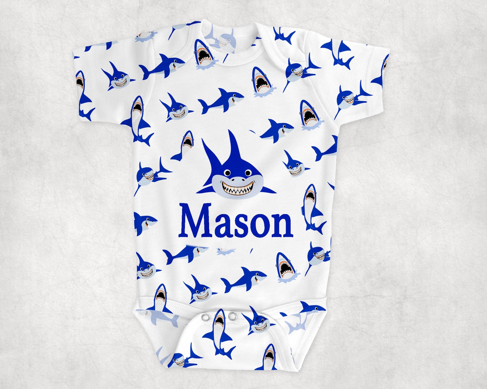 New Baby Boy Set Baby Shark Personalized Pillow Fleece Etsy