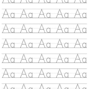 26 Printable Worksheets Trace The Letters Uppercase Lowercase A - Z Preschool, Kindergarten, Homeschool