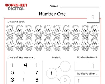 Teddy Bear Numbers 1-20 Count and Write Activity Set. Worksheets for Kindergarten, Preschool, Homeschool. Homework and Busy book ideas.