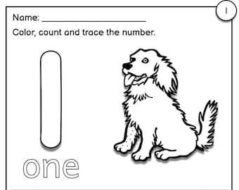 Numbers 1-10 Tracing Worksheets: Preschool Handwriting Practice (PDF Download)