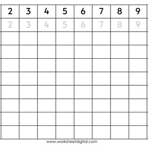Printable Numbers 1-100 Tracing Worksheets for Preschool Kindergarten ...