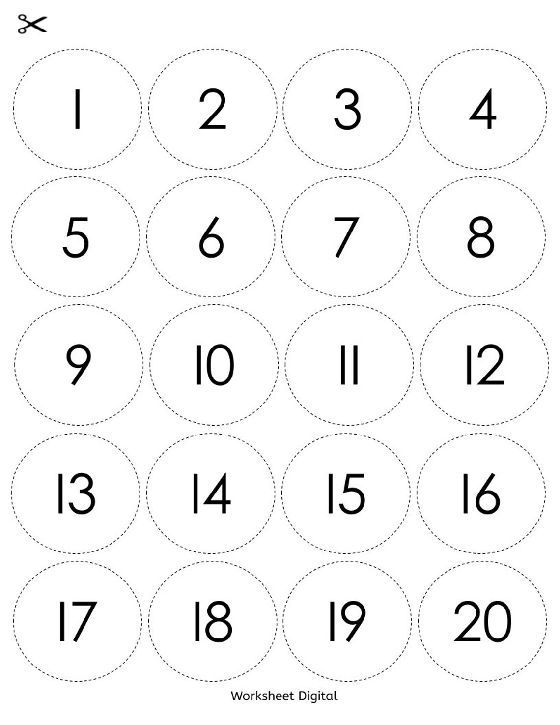 Printable Worksheet Caterpillar Counting Numbers 0 to 100. Fill in the