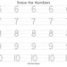 Printable Numbers 1-100 Tracing Worksheets for Preschool - Etsy