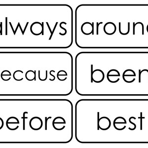 Printable Dolch Second Grade Sight Words Flashcards 46 Cards, Child ...