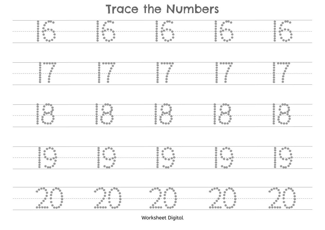 printable numbers 1 100 tracing worksheets for preschool