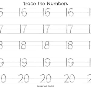 printable numbers 1 100 tracing worksheets for preschool