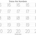Printable Numbers 1-100 Tracing Worksheets for Preschool Kindergarten ...
