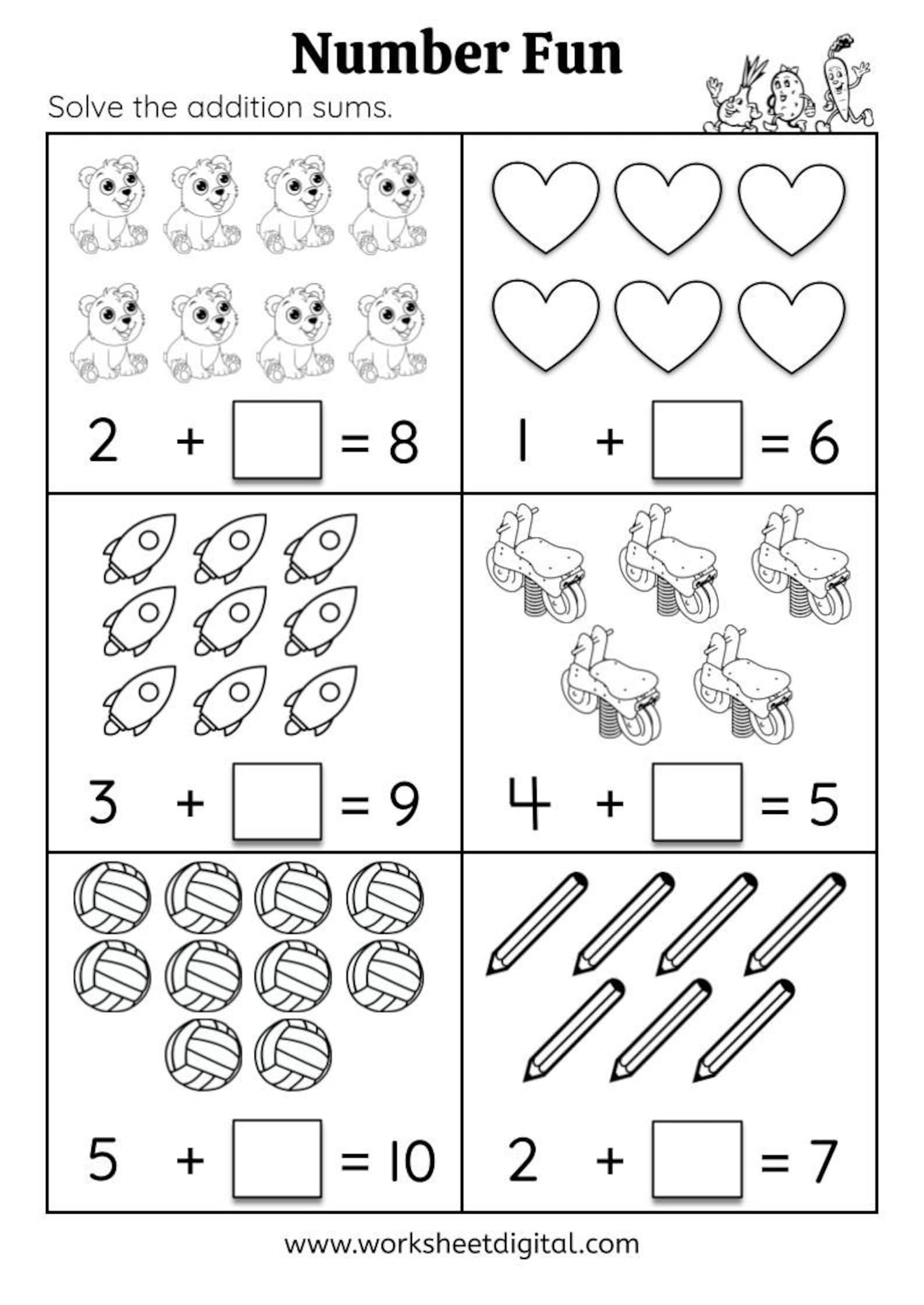Download And Print Kindergarten Math Worksheets Free Printable Free PDF 