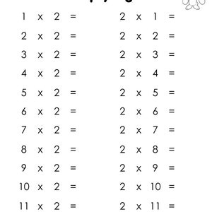Printable Multiplication, Multiplying Worksheets, Numbers 1 - 12 for ...