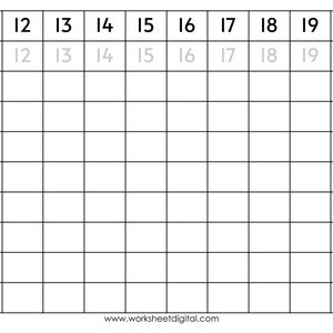 Printable Numbers 1-100 Tracing Worksheets: Homeschool Kindergarten (PDF Download)
