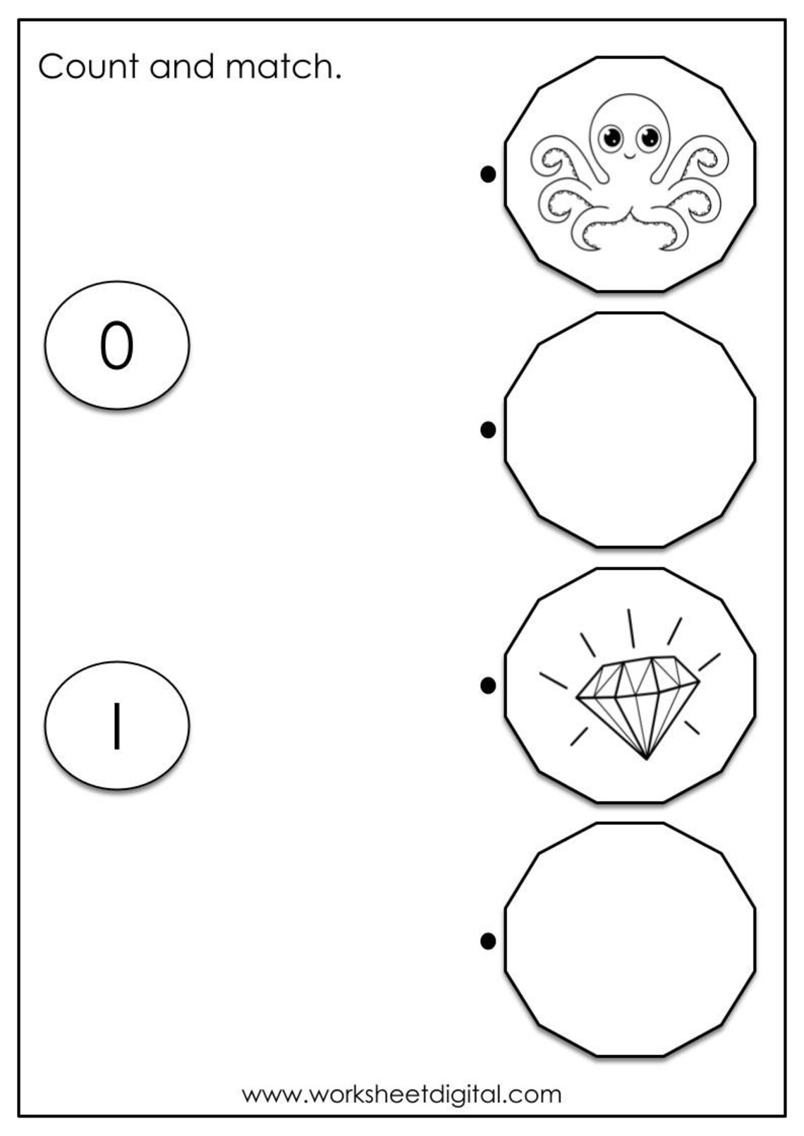20 Printable Numbers 15 Counting Tracing Worksheets for Etsy