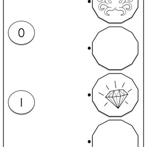 20 Printable Numbers 1-5 Counting, Tracing Worksheets for Preschool Kindergarten Homeschool Busy Book Handwriting Numbers and Counting image 4