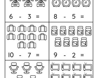 える☆にどページ 1〜10 数と数字の組み合わせゲーム - 幼児の数字遊び教材