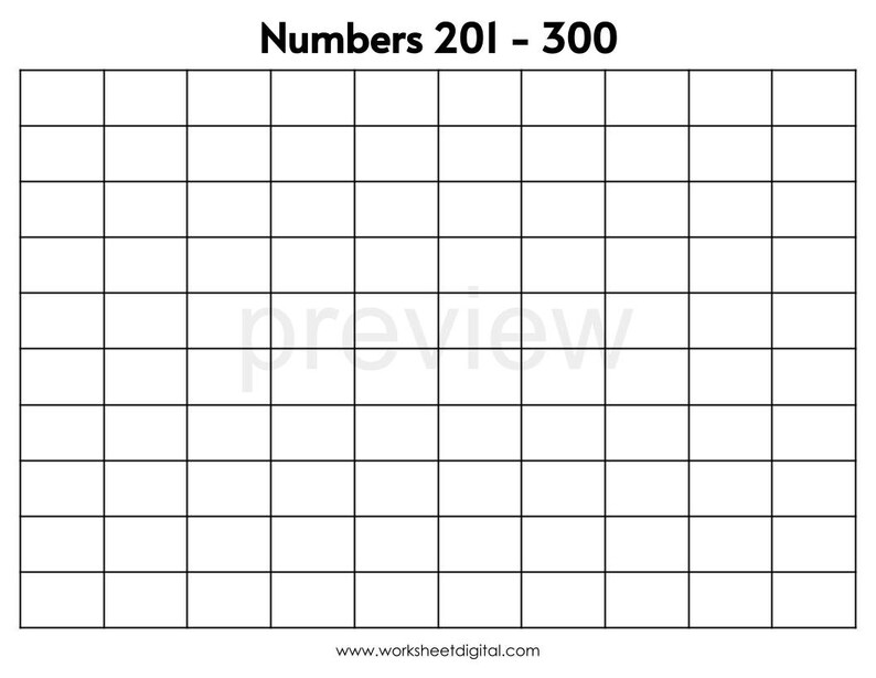 Number Charts 1 1000 Missing Numbers 1 1000 Printable Etsy