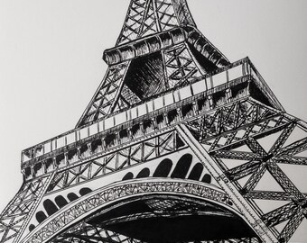 Print of Eiffel Tower Paris