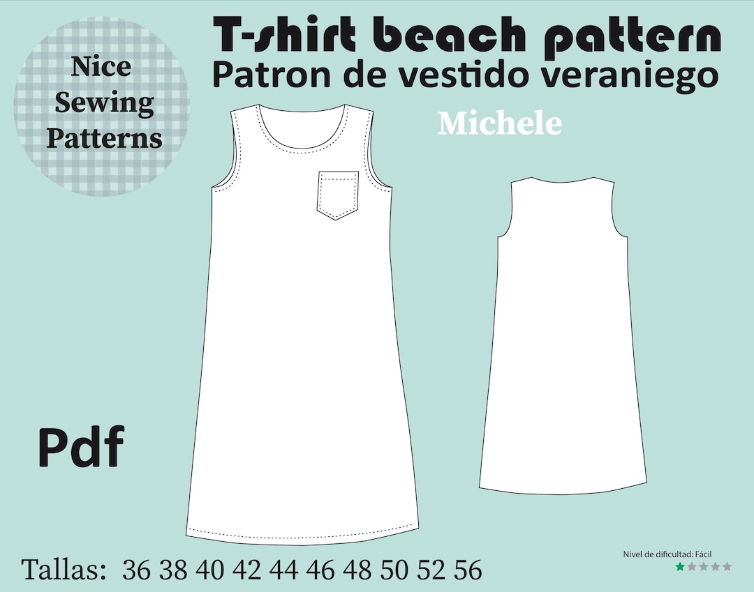 Patrones Talla 36 En Vestido Patrones Como Hacer Vestido De Playa