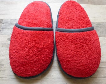 PDF-Schnittmuster für Hausschuhe oder Badeschlappen BADESCHUHE PDF-SCHNITTSMUSTER / chaussons du bain