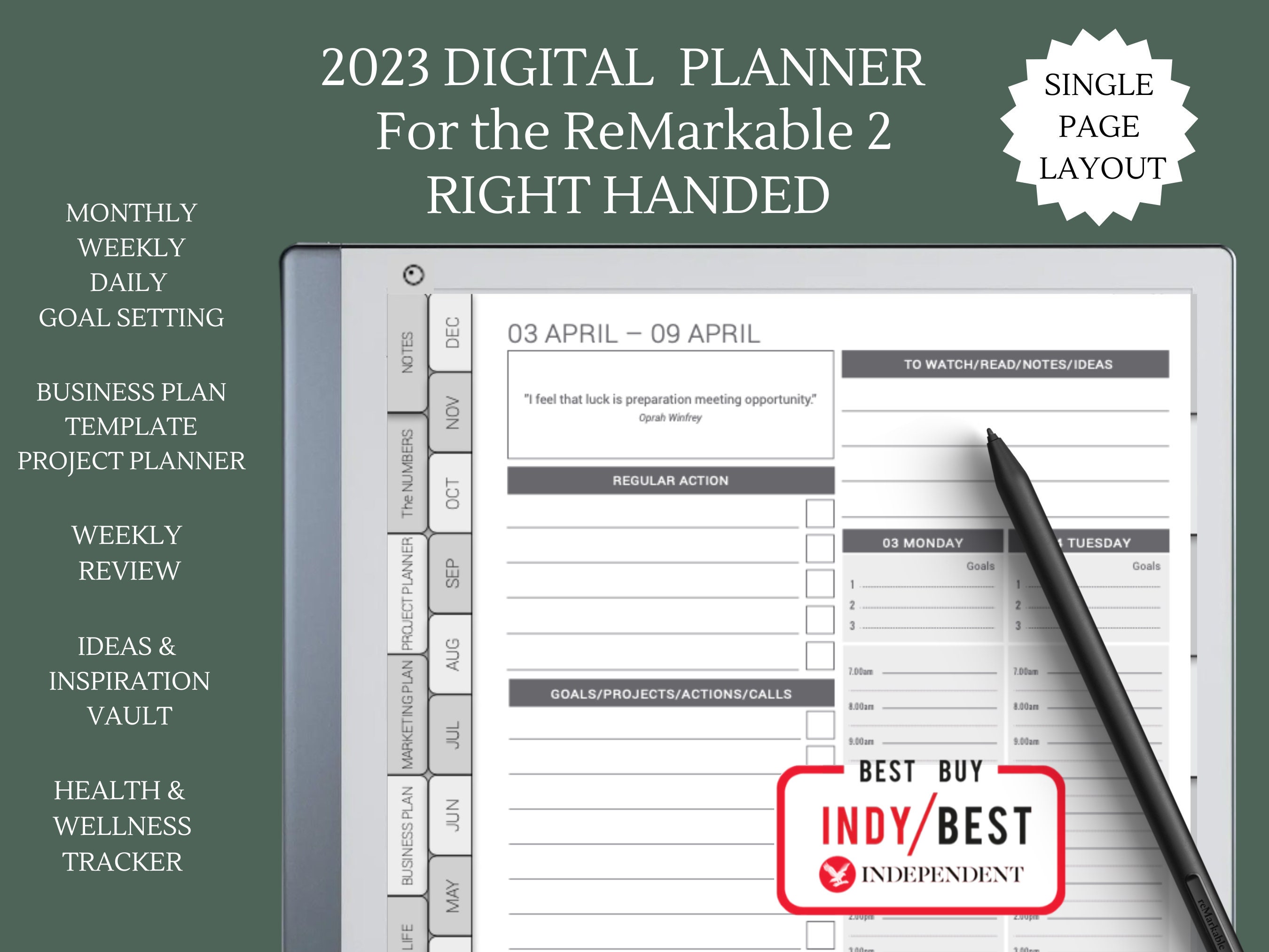 Tony Robbins Goal Setting Template