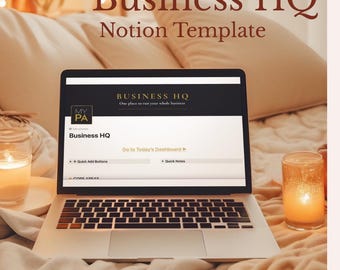 Notion Business Template | Business Dashboard | Small Business Planner | CRM | Content Calendar | Client Tracker | All in One System