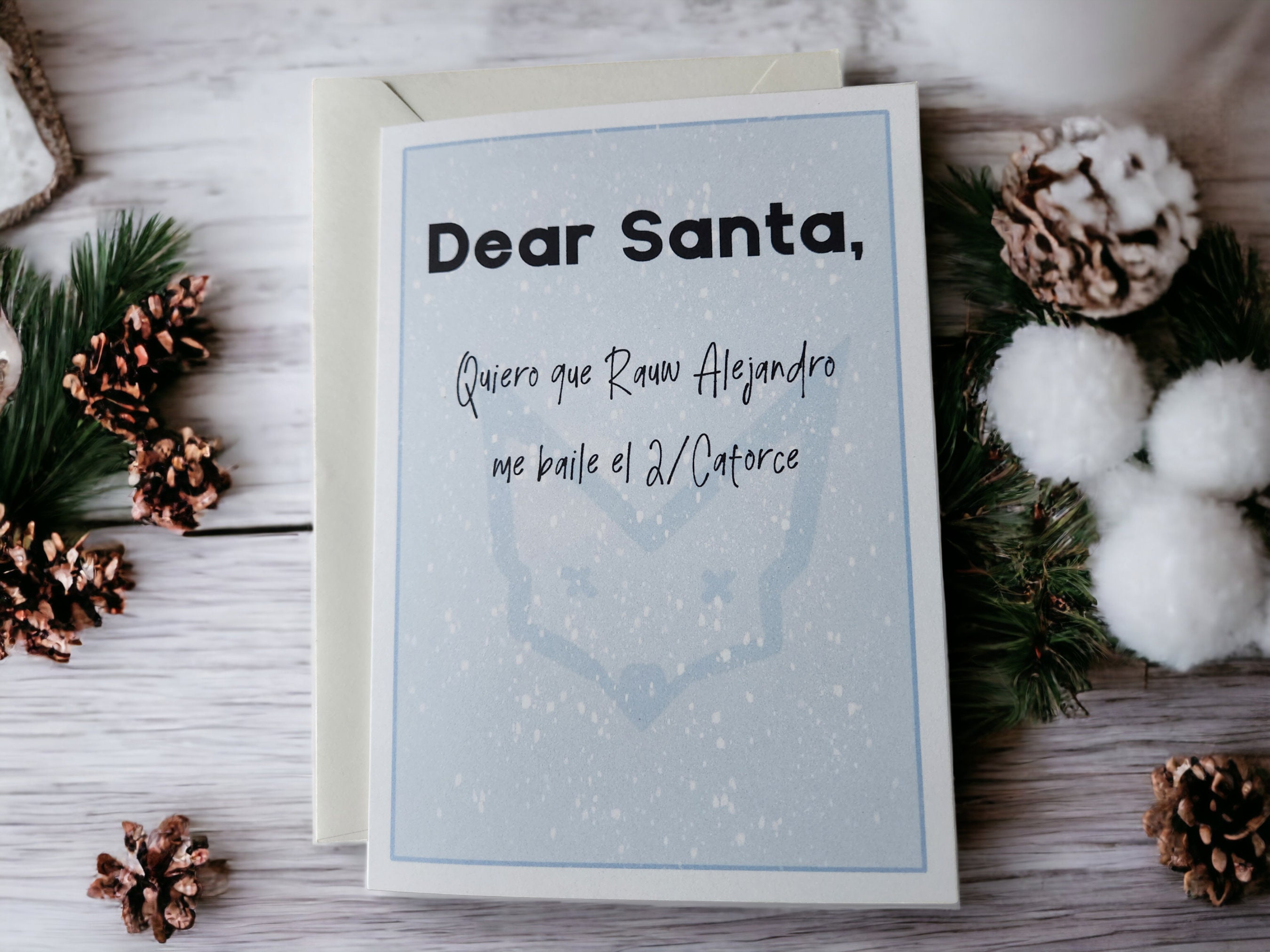 Dear Santa Christmas Card 