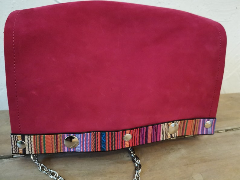 Sac à Main Bandoulière En Cuir Vachette Fait Main - Style Facteur Marron | Occasion Artisanale