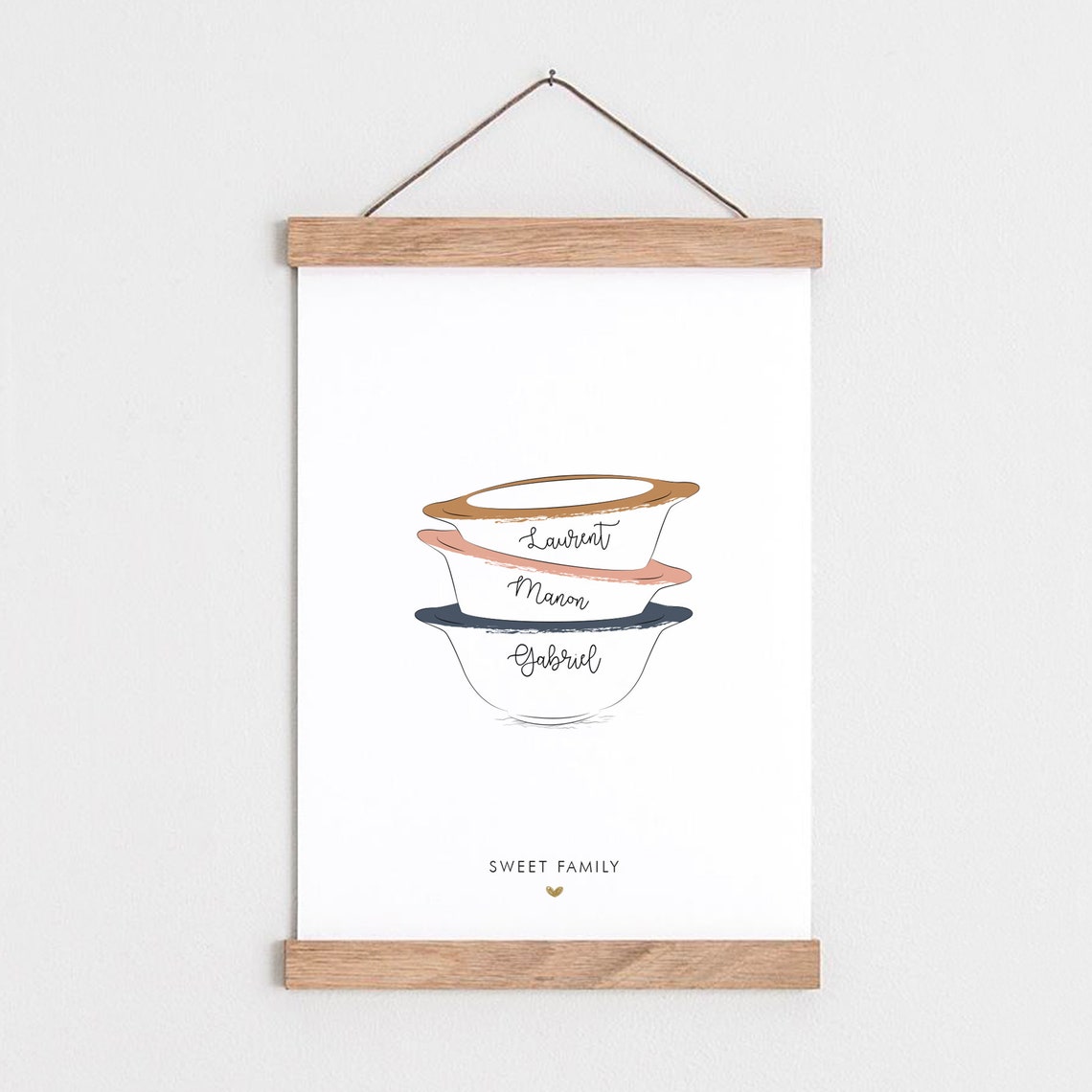 Affiche Bols Bretons Personnalisés - Plongez Dans Déco