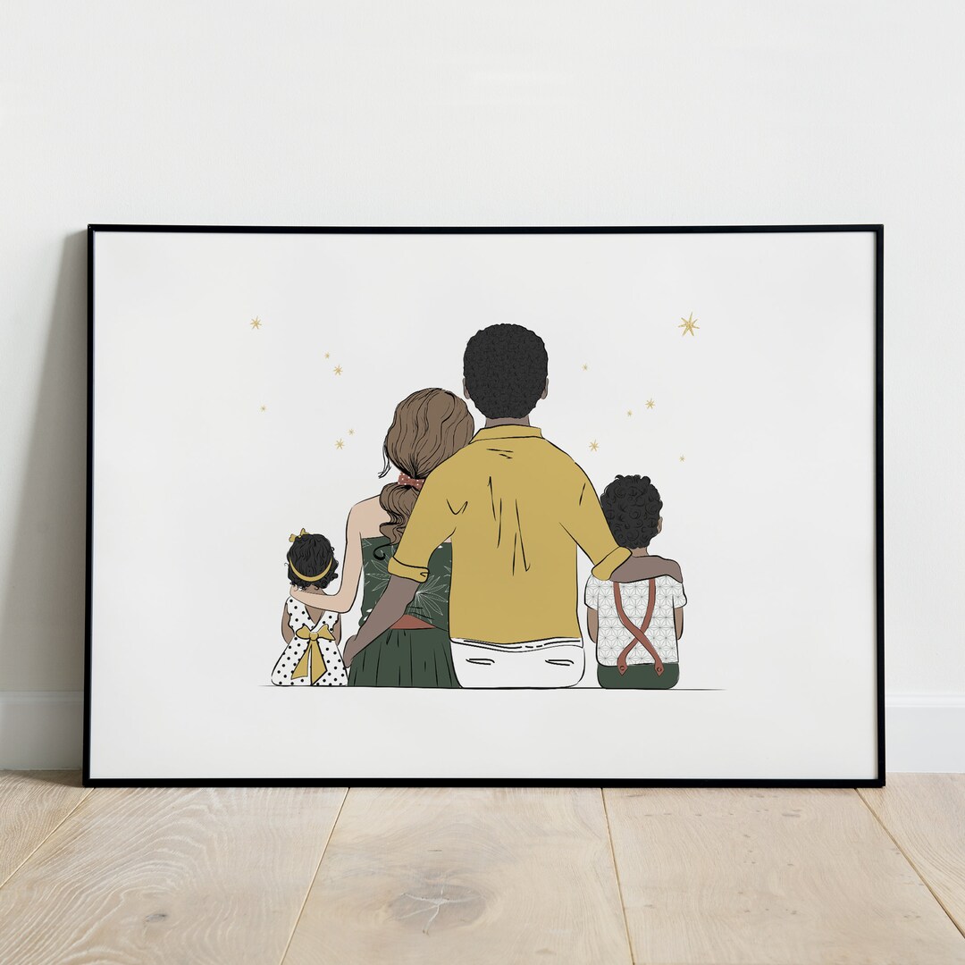 Personalized Family Poster, Baby/children's Room Decoration ...