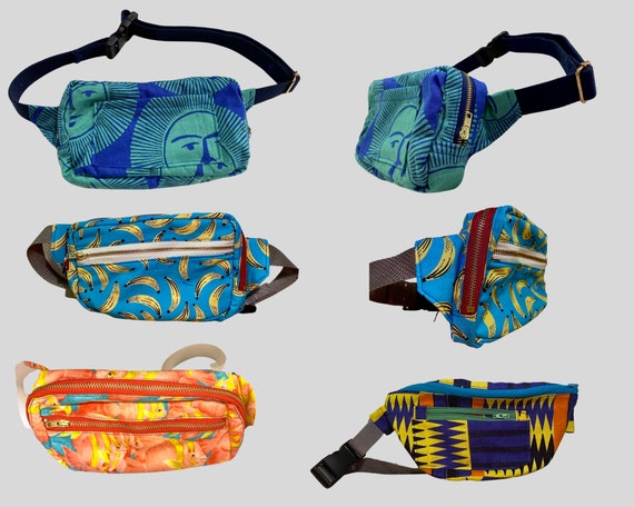 patterned fanny pack