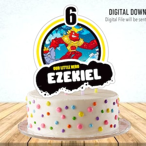 Goo Jit Zu Printable Birthday Digital Cake Topper