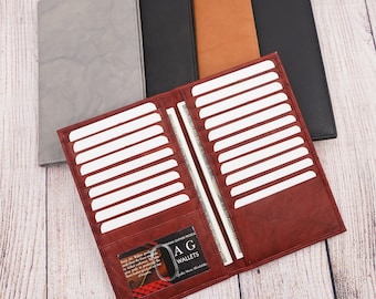 AG Wallets Napa Leather Long Wallet: RFID, 20 Card Slots