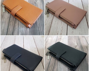 wallet organizer with cell phone pocket