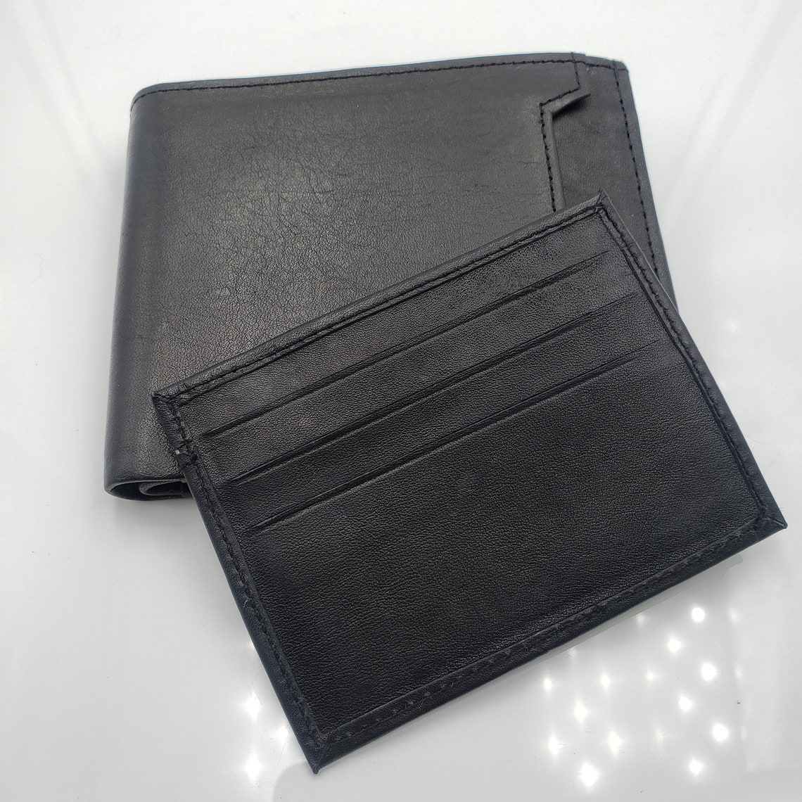 AG Wallets Mens Sliding 2 in 1 Bifold Wallet Removable Etsy