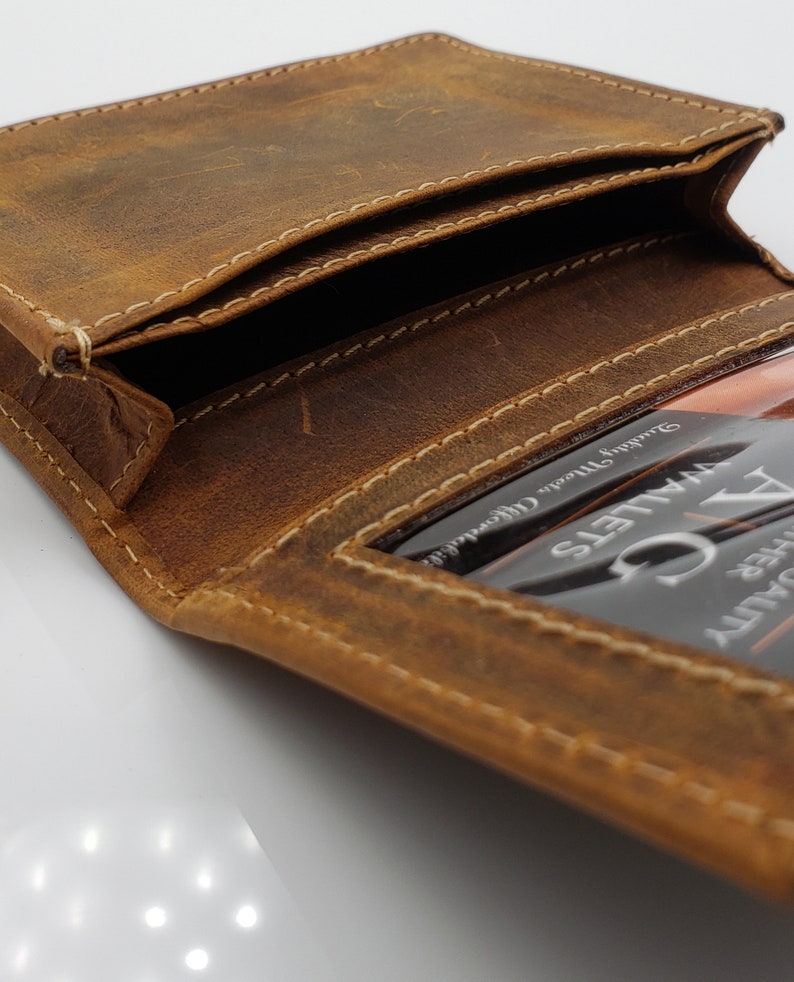 AG Wallets Custom Engraved Business Card Holder Leather | Etsy