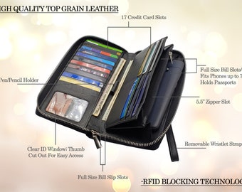 large ladies wallets