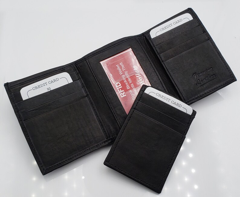 AG Wallets Mens Trifold Wallet With Removable ID and Card Etsy