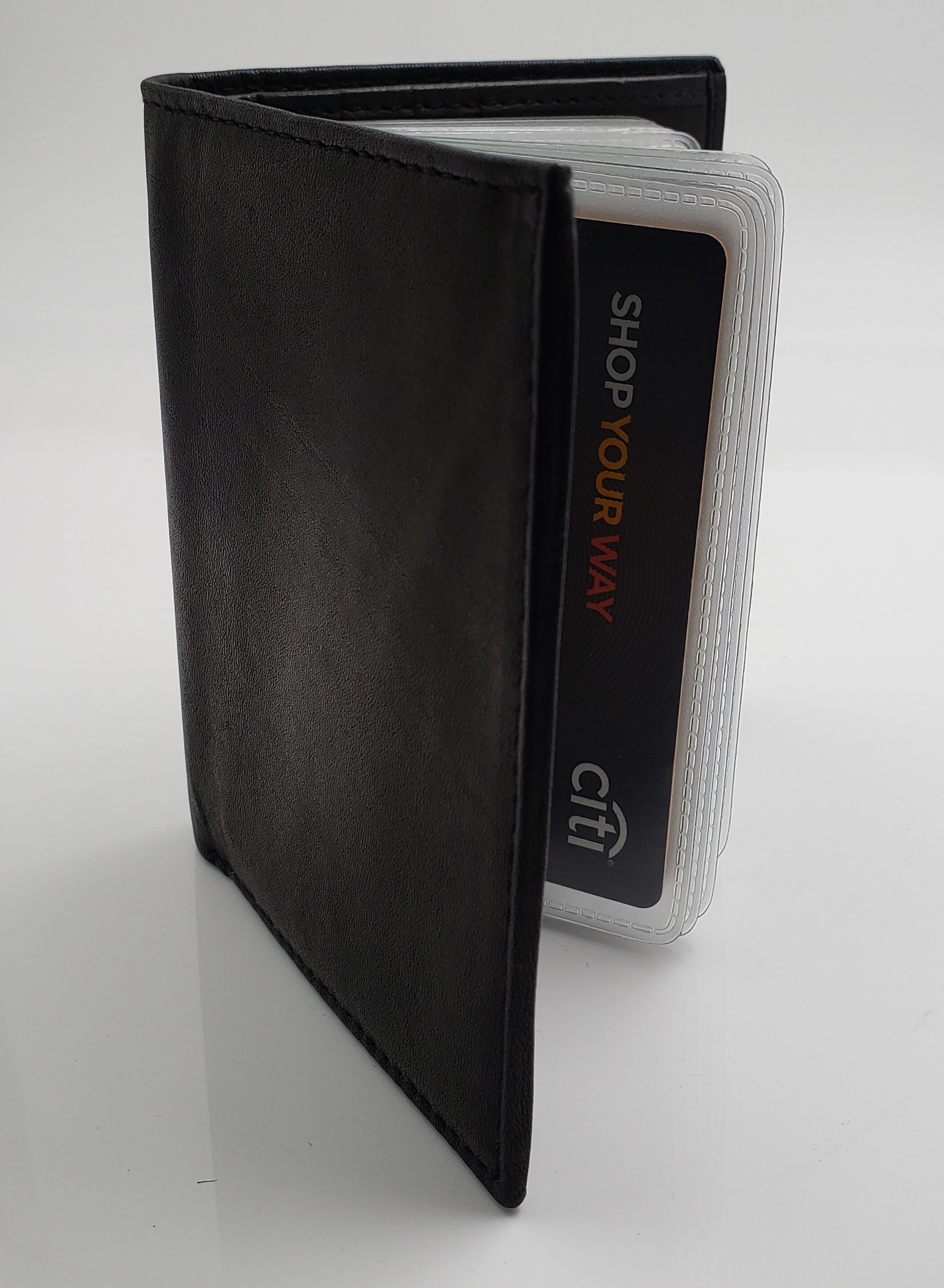 Hommes/Gents Premium en cuir bi-fold RFID Protection coin/argent titulaire/Portefeuille 